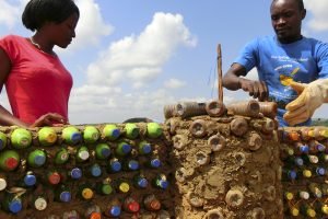 Constructing Homes out plastic waste Upcycle Africa