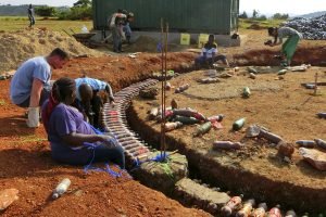 Constructing Houses of Plastic Waste Upcycle Africa